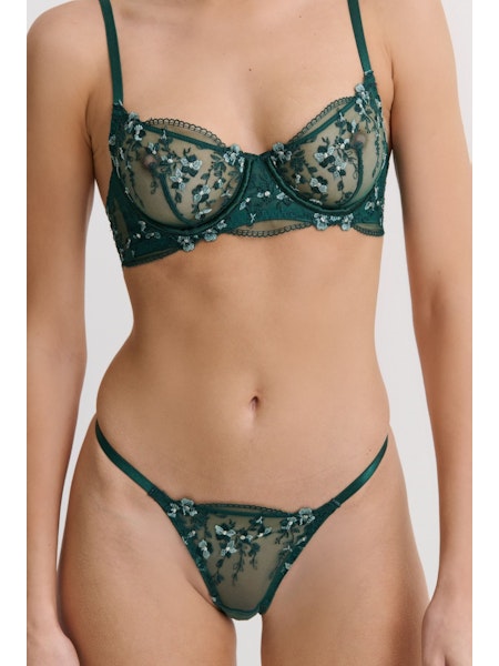 Sofia Underwire Bra - Emerald