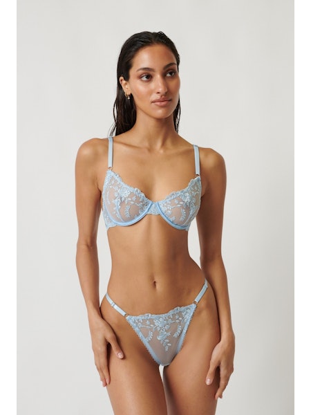 Nicolette Underwire Bra - Cornflower Blue