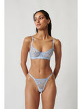 Sofia Underwire Bra - Cornflower Blue