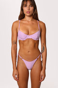 Debbie Top - Lilac Towelling