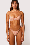 Debbie Bottom - Mustard Gingham Textured