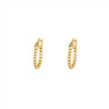 Willow Beaded Hoop - Gold