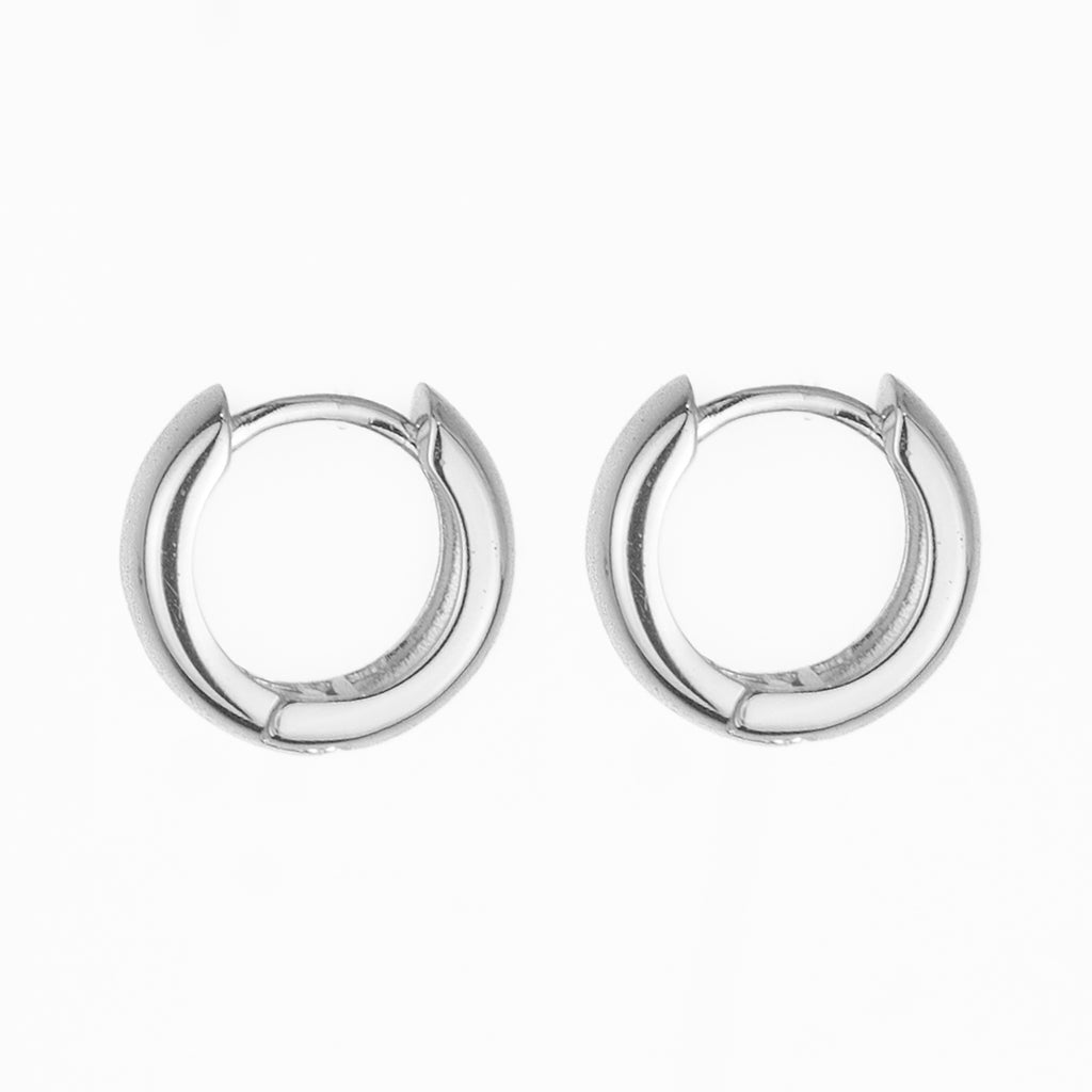 Exene Chunky Huggies - Silver