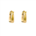 Hilton Square Huggie - Gold