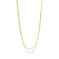 Sienna Double Ball Chain Necklace - Gold
