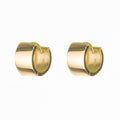 Siouxsie Flat Chunky Huggies - Gold