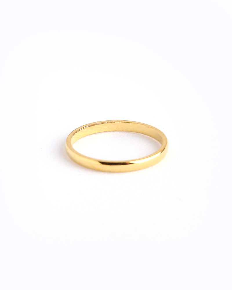 Band Ring 2mm - Gold