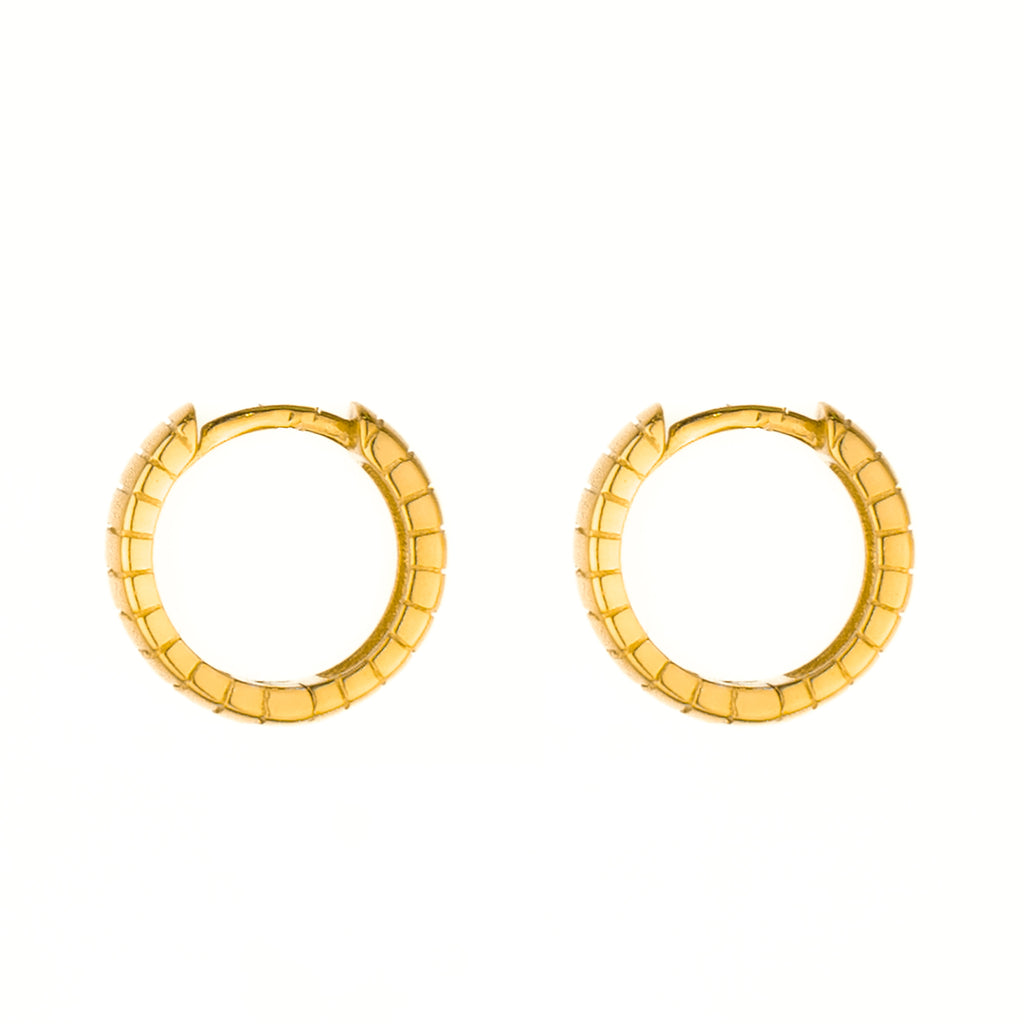 Otep Lined Hoop - Gold