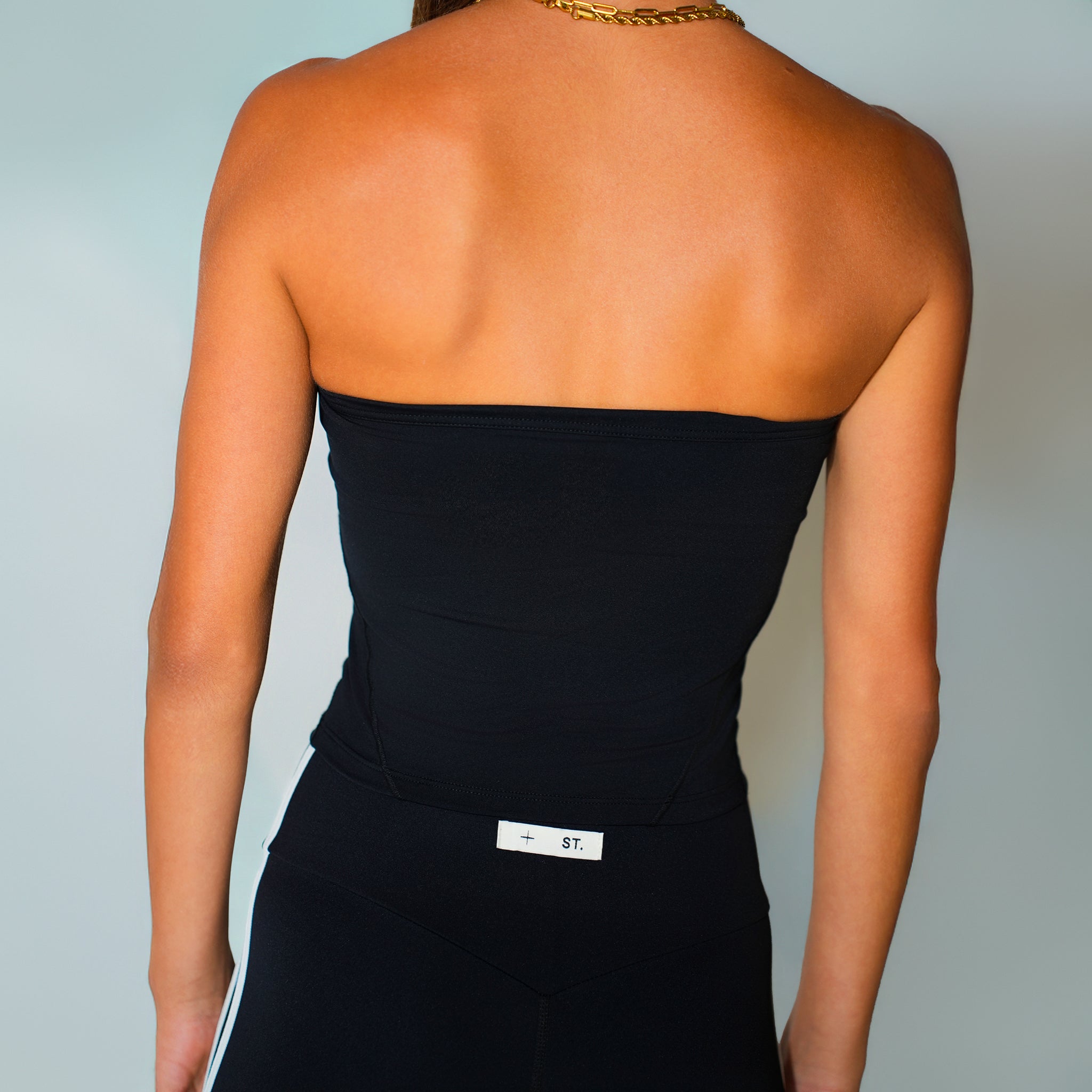 Bandeau Mid Top - Black