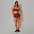 St.St Adalita Eco Ath-Leisure Top- Brown