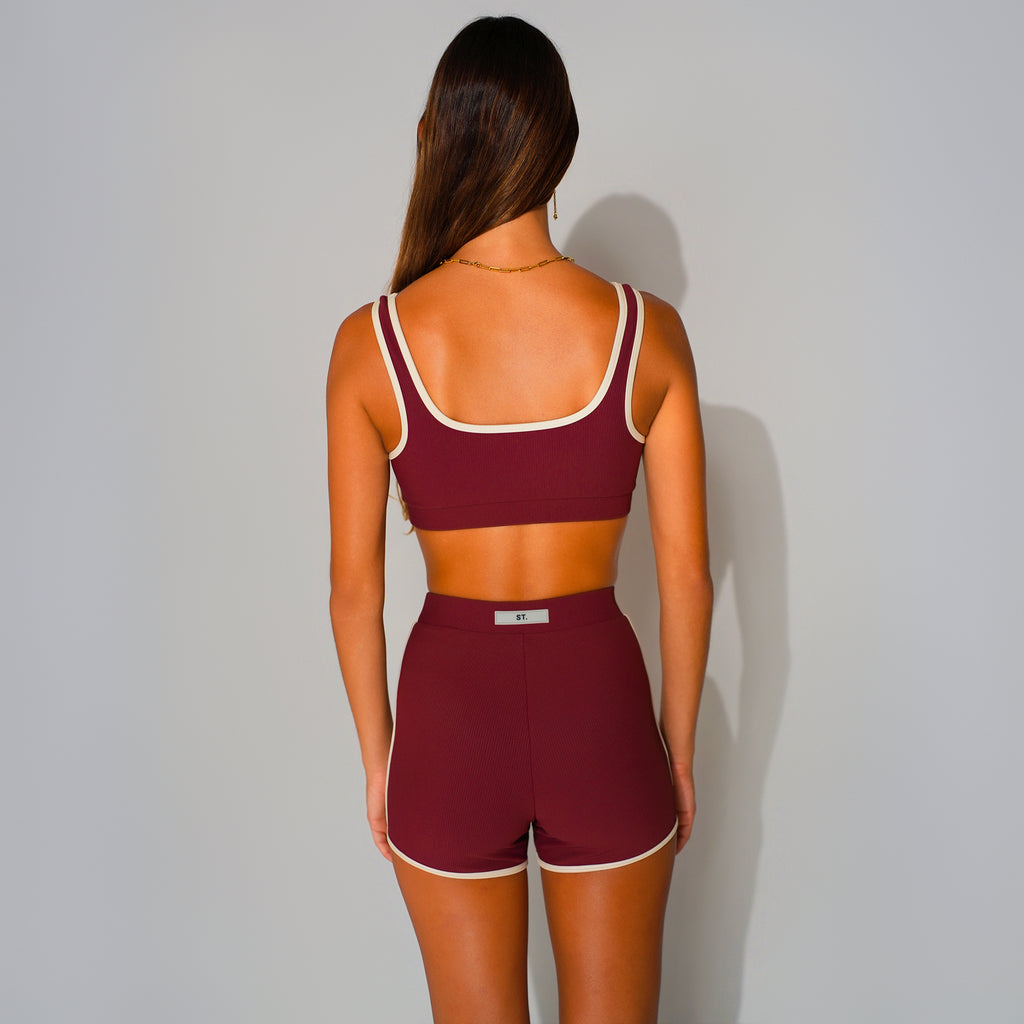St.St Adalita Eco Ath-Leisure Top- Brown