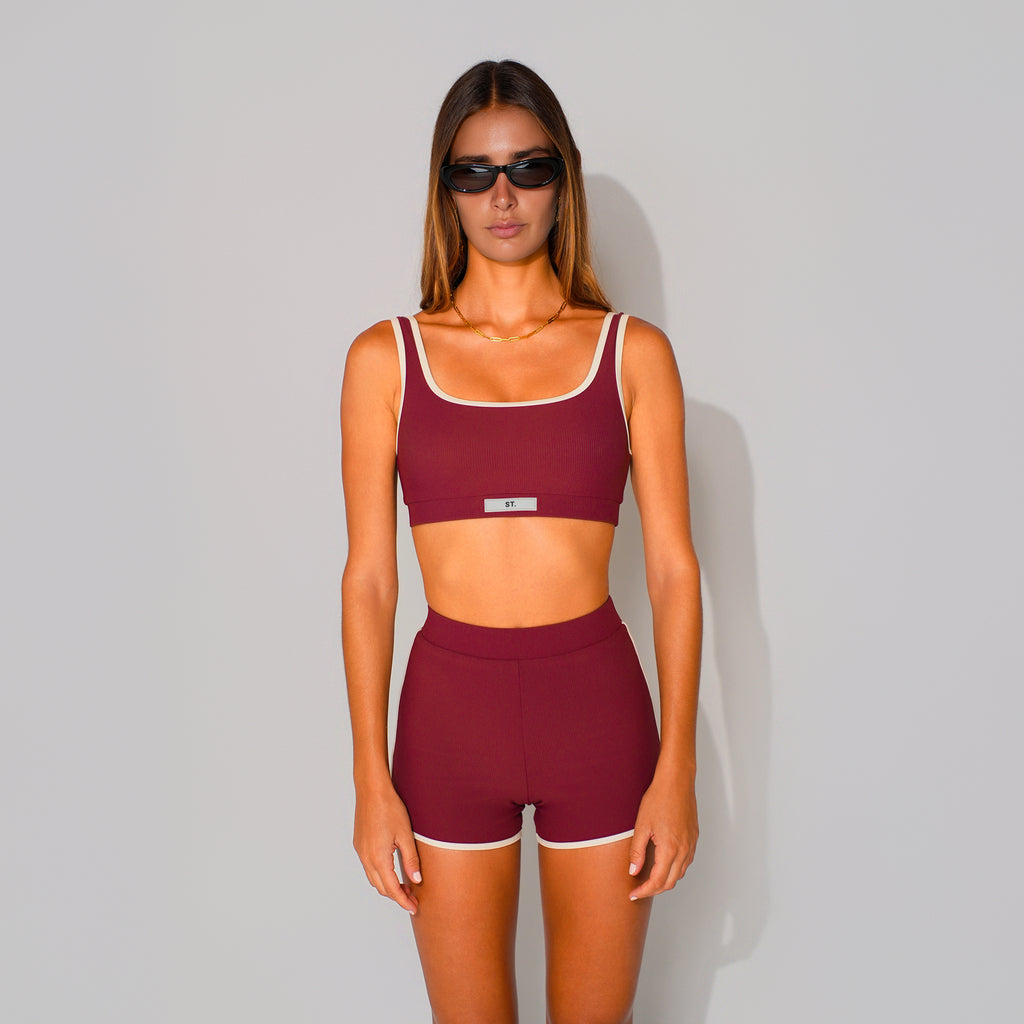 St.St Adalita Eco Ath-Leisure Top- Brown