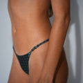 St.St Signature Eco Essential Bottom Khaki Black Gingham