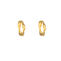 Celestia Twisted Hoop - Gold