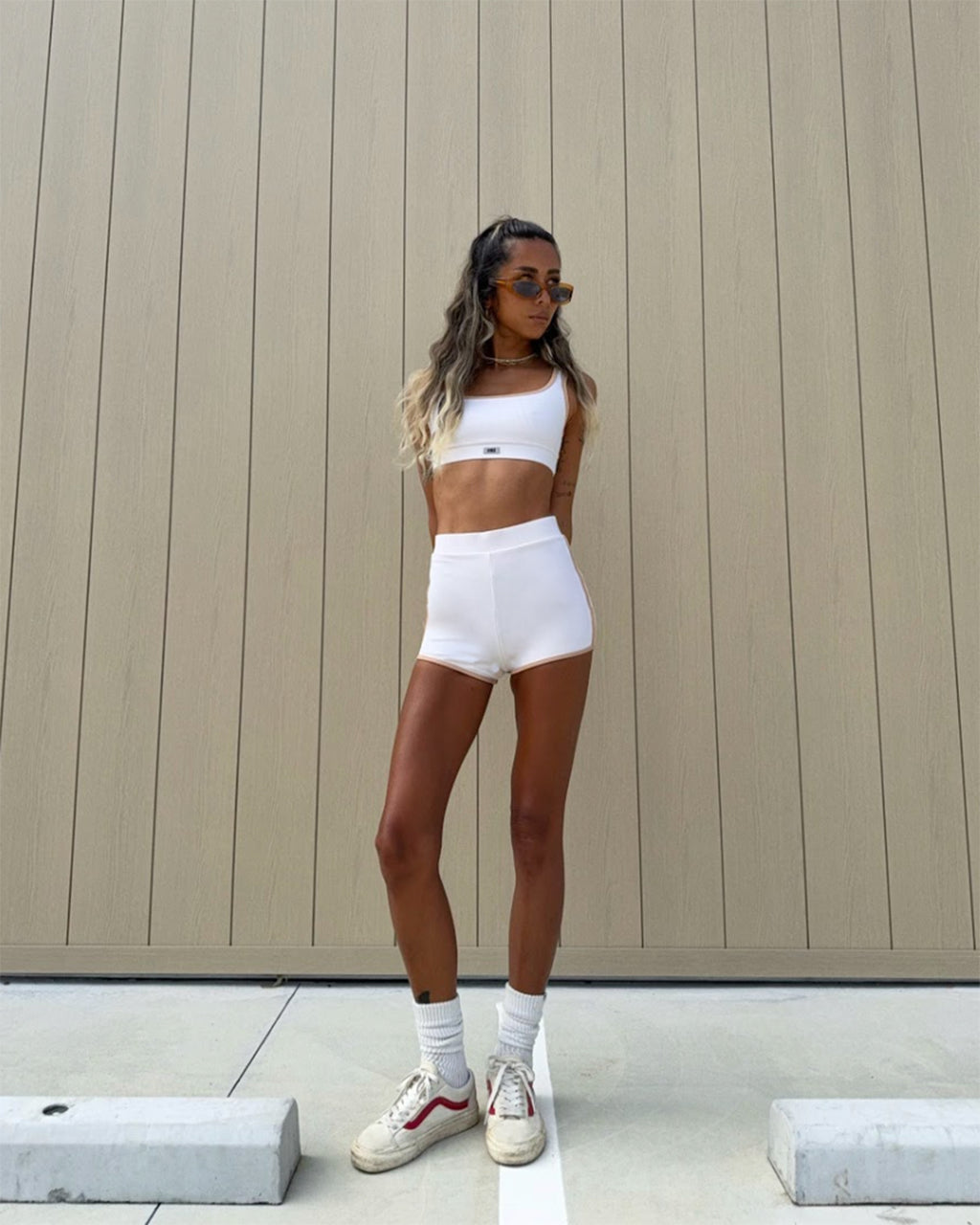 St.St Adalita Eco Ath-Leisure Short - Cream