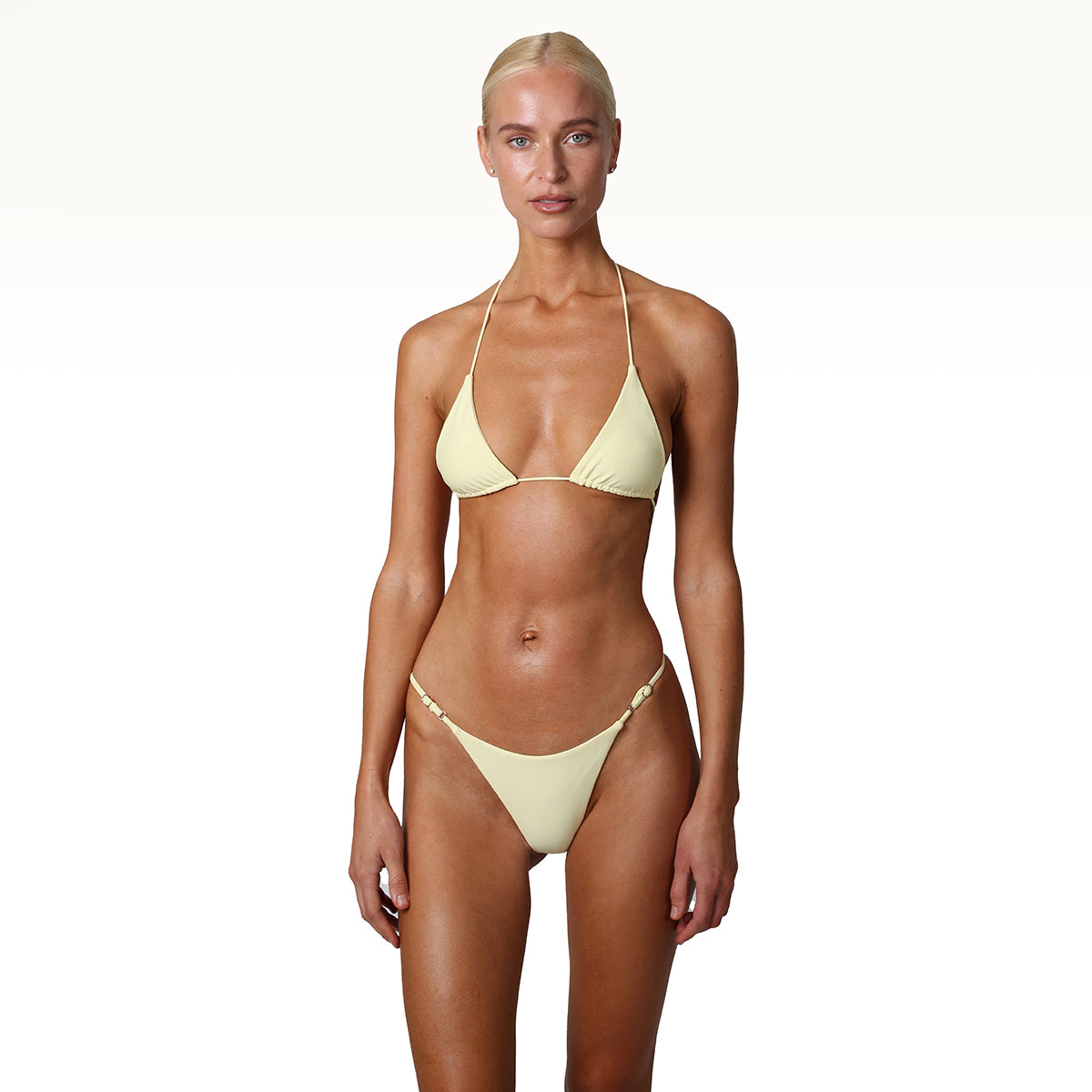 St.St Signature Eco Thong Bikini Bottom - Limoncello