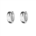 Eye Zircon Huggies - Silver