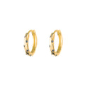 Spira Zircon Hoop - Gold