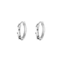 Spira Zircon Hoop - Silver