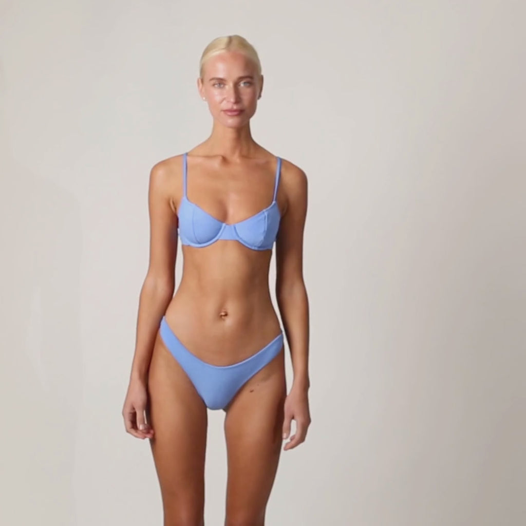 Joan Bottoms - Blue Towelling