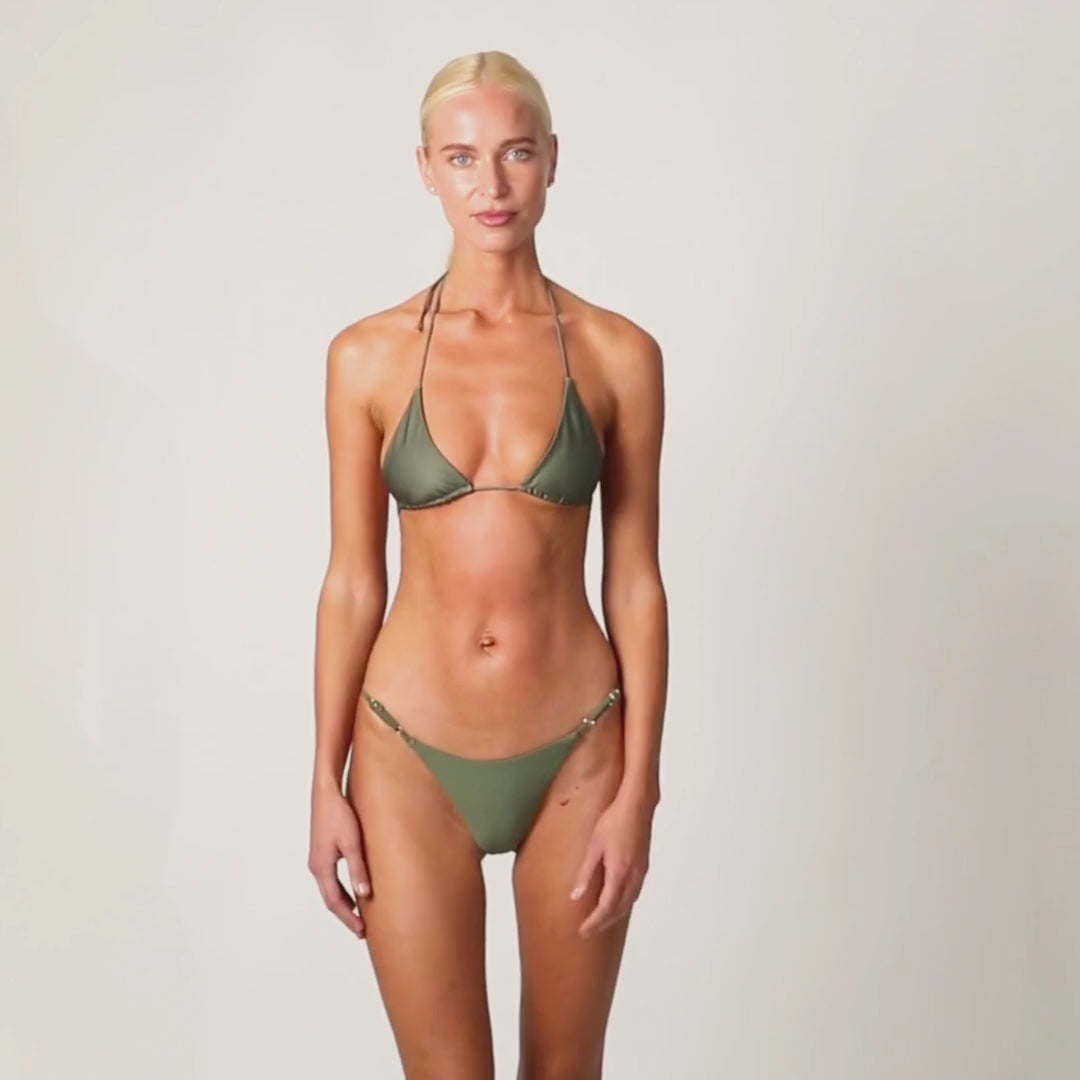 St.St Signature Eco Tri Top - Olive Green