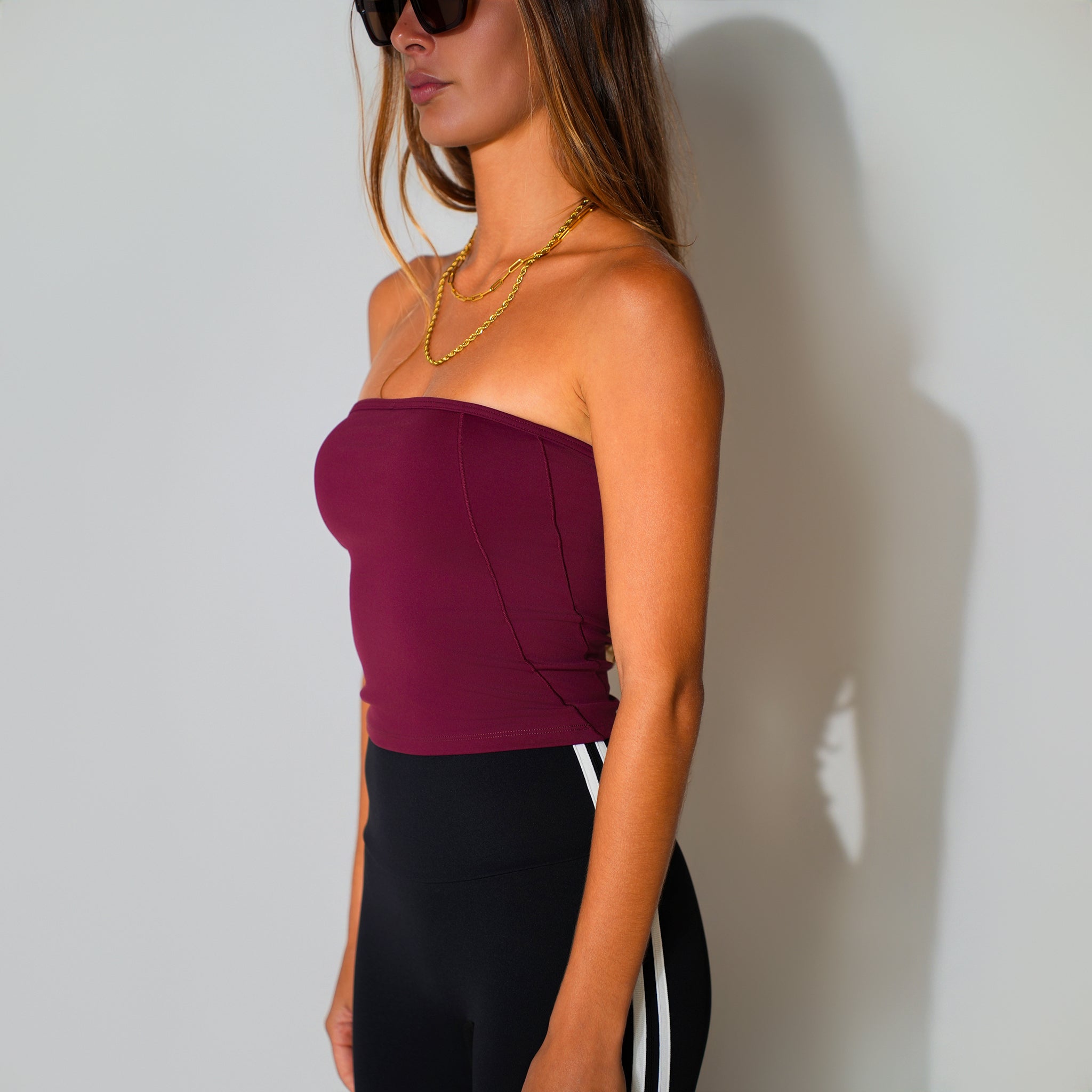 Bandeau Mid Top - Cherry