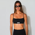 Spaghetti Bandeau - Black