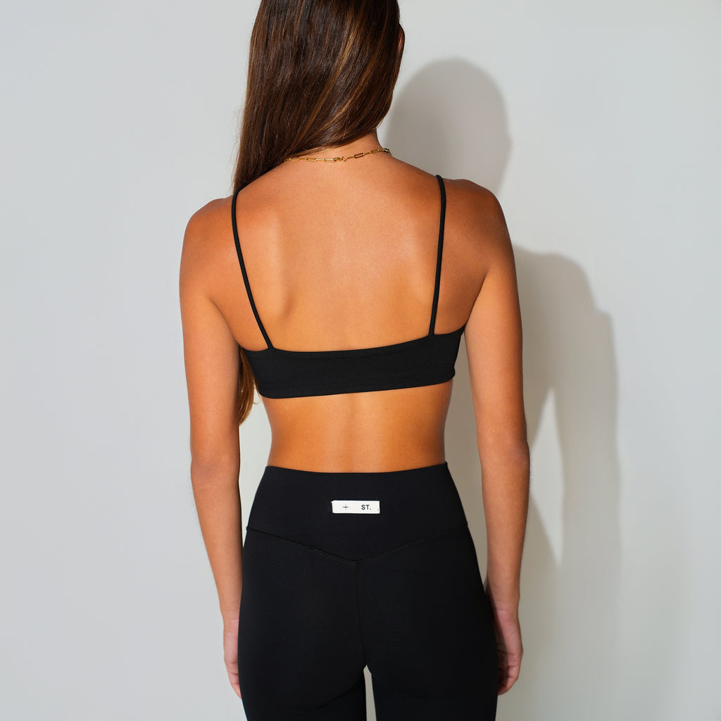 Spaghetti Bandeau - Black