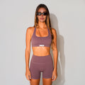 Y Line Sports Bra - Mauve