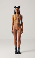 Toweling Tri Bottoms - Orange